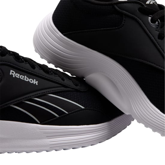 Reebok Vlakke sportschoenen voor dames met Glide Ripple Mesh-ontwerp (Zwart, Wit) - Image 4