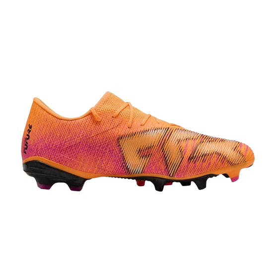 Puma Future 8 voetbalschoenen voor heren, geschikt voor stevige ondergrond (Oranje/zwart) - Image 1