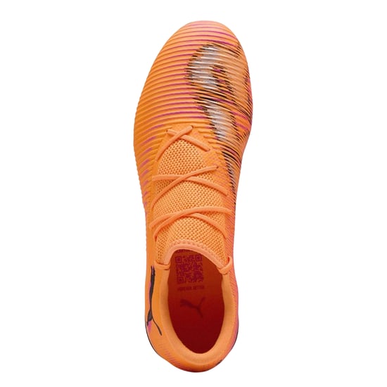 Puma Future 8 voetbalschoenen voor heren, geschikt voor stevige ondergrond (Oranje/zwart) - Image 3