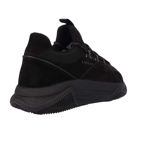 Lavair Dames/Dames Leren Trainers (Zwart) - Image 2