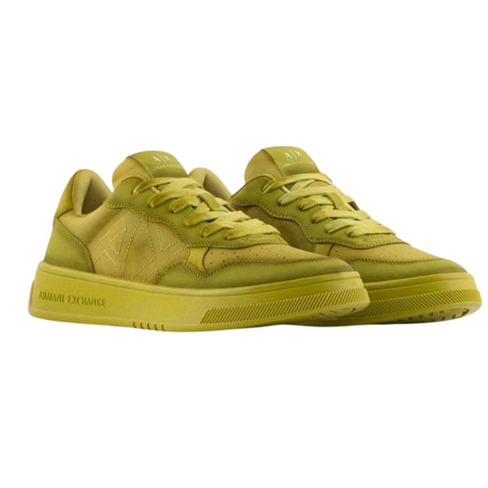 Armani Exchange Heren Logo Trainers (Geel) - Image 4