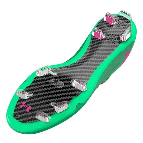Under Armour Mens Shoody Elite 2.0 Round Toe Football Boots (Green) - Image 4