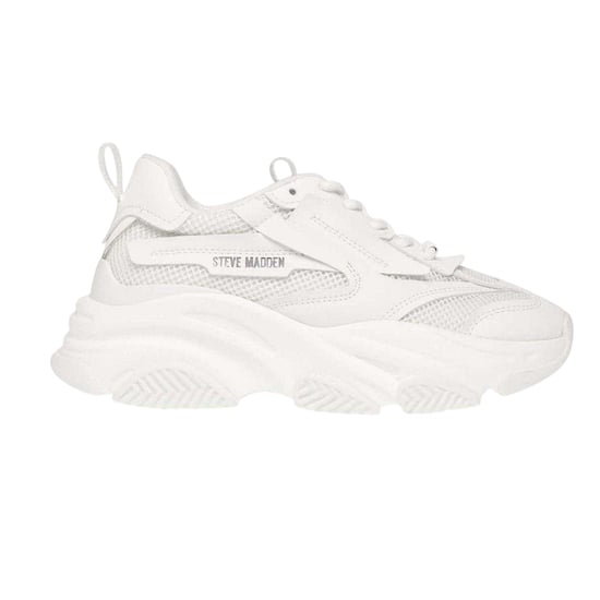Steve Madden Possession-E sneakers met dikke plateauzool voor dames (Wit) - Image 1