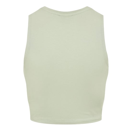 Noisy May Geknoopte mouwloze crop top voor dames (Aqua Grijs) - Image 2