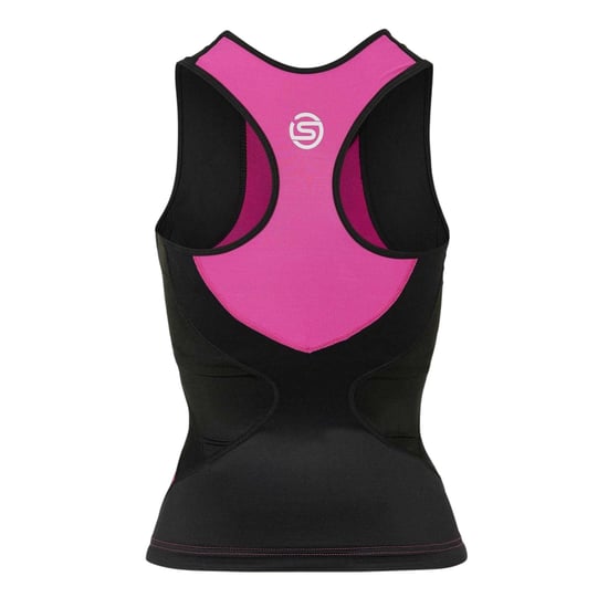 Skins Tri 400 ärmlös t-shirt för damer/kvinnor (Rosa) - Image 2