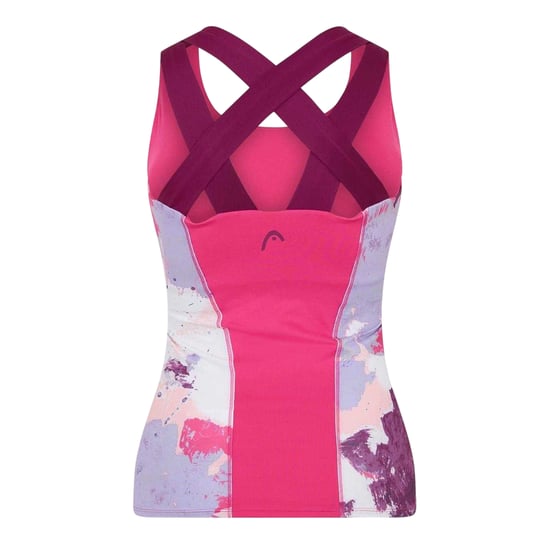 Head Dames-tanktop met grafische print (Roze) - Image 2