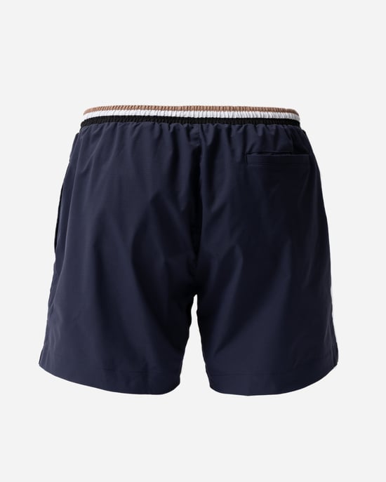 Logo Detail Zwemshorts in Donkerblauw - Image 2