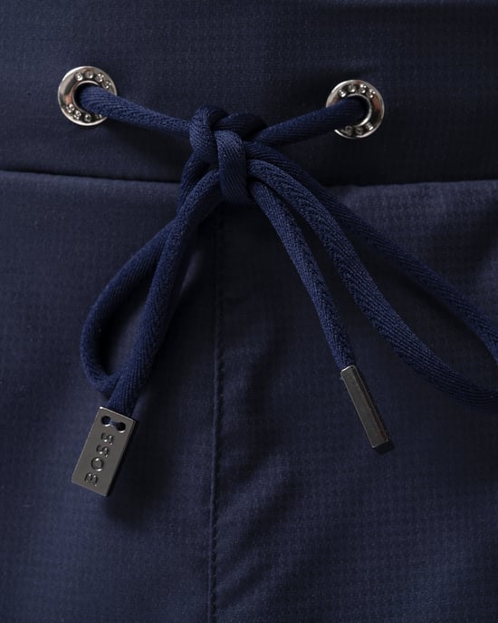 Logo Detail Zwemshorts in Donkerblauw - Image 3