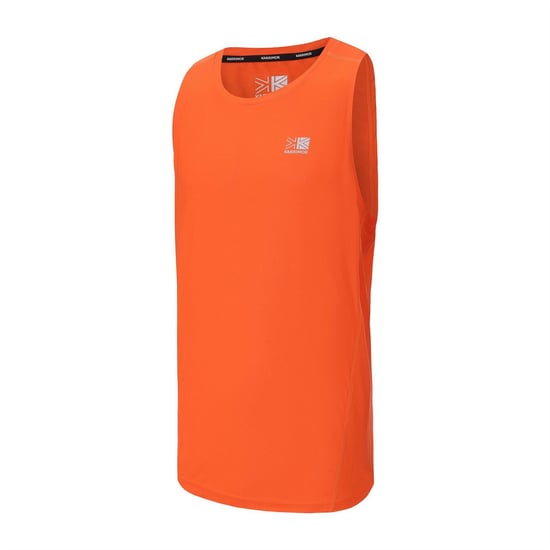 Karrimor Mens Logo Running Vest Top (Fire Orange) - Image 3