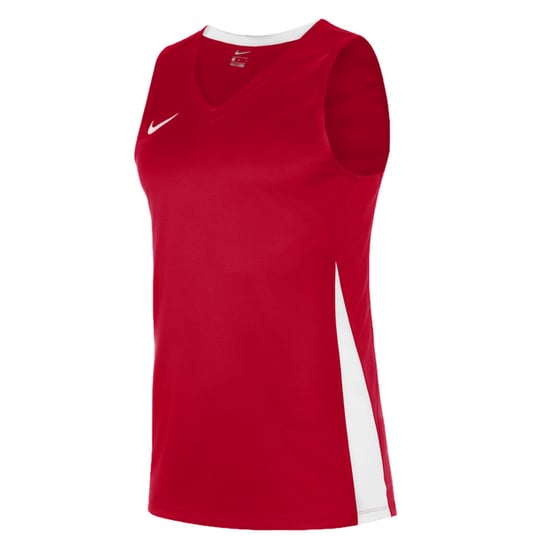 Nike Baskettröja för herrar med V-ringning (Universitetsröd/vit) - Image 3