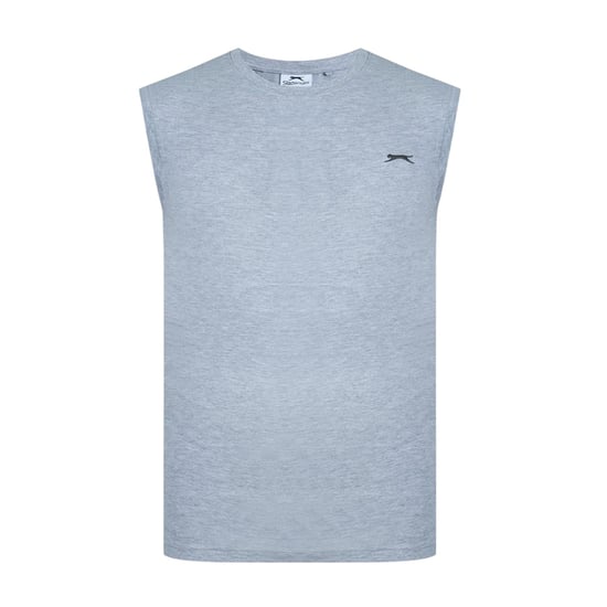 Slazenger Heren Katoenen Mouwloos Vest Top (Grijze Mergel) - Image 1