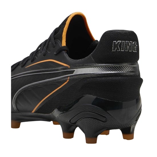Puma Heren King Ultimate Stevige Grond Voetbalschoenen (Zwart/Zilver) - Image 3