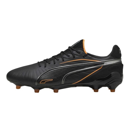 Puma Heren King Ultimate Stevige Grond Voetbalschoenen (Zwart/Zilver) - Image 4