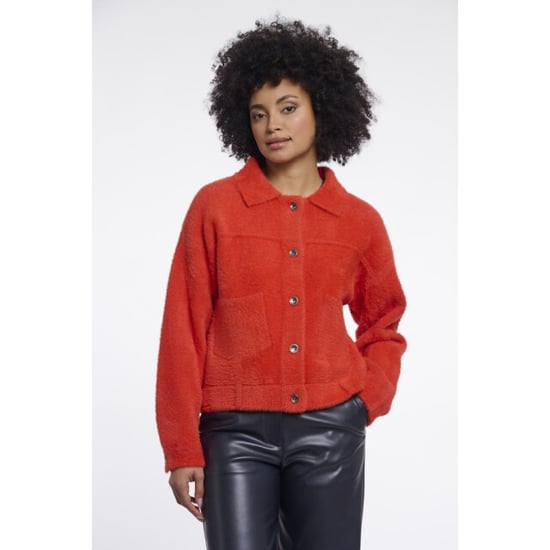 Rino & Pelle boxy jacket bubbly.5002611 11149 luminous red - Image 1