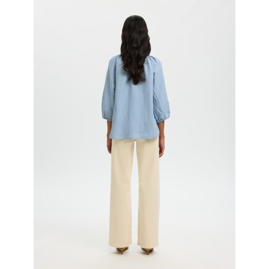 Selected Femme slwcleo-alberta linen blend shirt n 16099877 - - Image 3