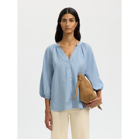 Selected Femme slwcleo-alberta linen blend shirt n 16099877 - - Image 5
