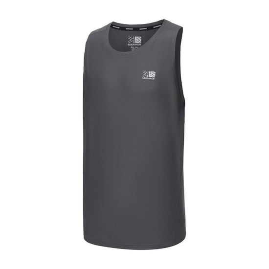 Karrimor Mens Logo Running Vest Top (Charcoal) - Image 3