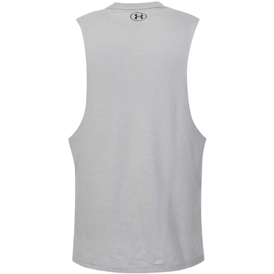 Under Armour Mens Project Rock Graphic Tank Top (Grey) - Image 2