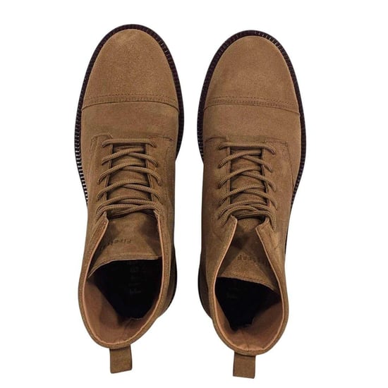 Firetrap Suède enkellaarsjes voor heren (Tan) - Image 4