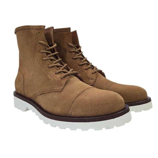 Firetrap Suède enkellaarsjes voor heren (Tan) - Image 5