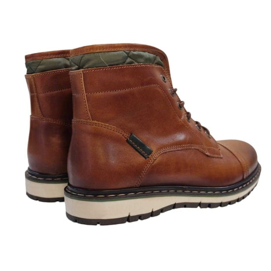 Firetrap Jongens Aubin Mess Quilted Leather Stitch Detail Enkellaarsjes (Tan) - Image 2