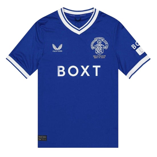 Castore Rangers FC T-shirt met korte mouwen voor kinderen 2024/2025 (Lapis Blauw) - Image 1