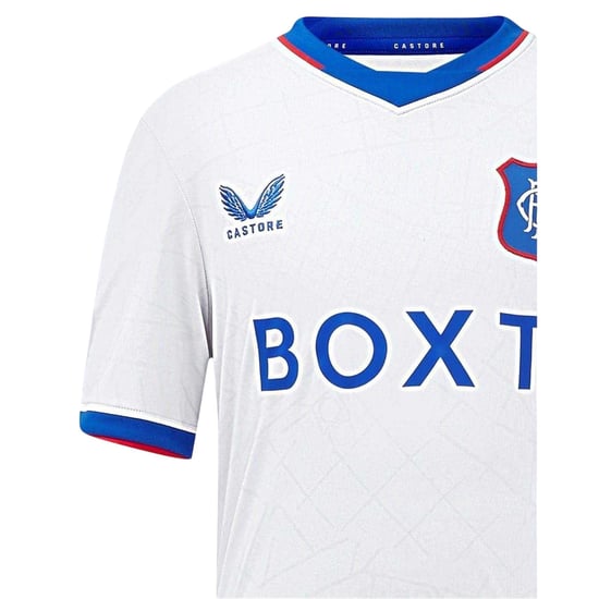 Castore Kinderen 2024 2025 Rangers FC Uitshirt (Grijs/Blauw) - Image 3