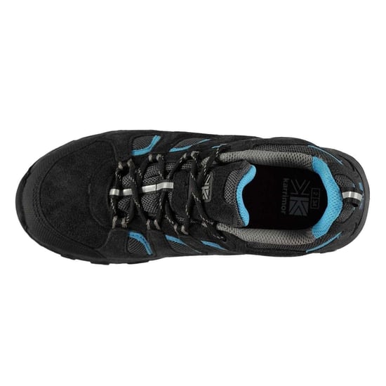Karrimor Childrens/Kids Mount Low Cut Waterproof Walking Shoes (Black/Blue) - Image 2