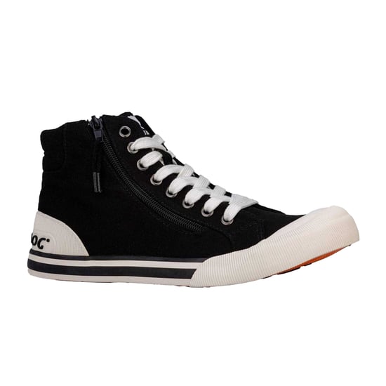 Rocket Dog Dames/Dames Jazzin Hi Canvas High Top Trainers (Zwart) - Image 3