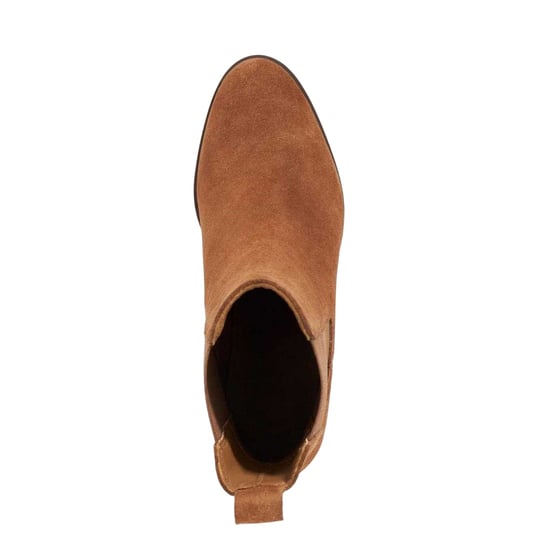 Dune London Womens/Ladies Pasil Leather Block Heel Boots (Tan) - Image 4