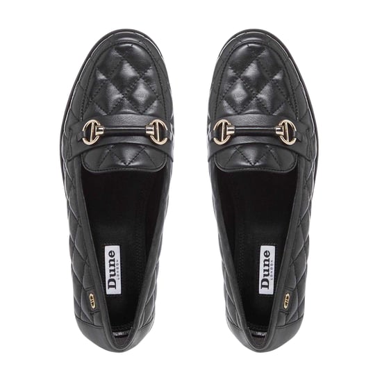 Dune London Womens/Ladies Leather Snaffle Loafers (Black) - Image 3