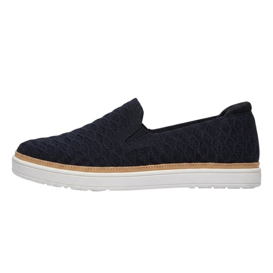 Skechers Coast Drive-loafers met structuur voor dames (Zwart) - Image 2