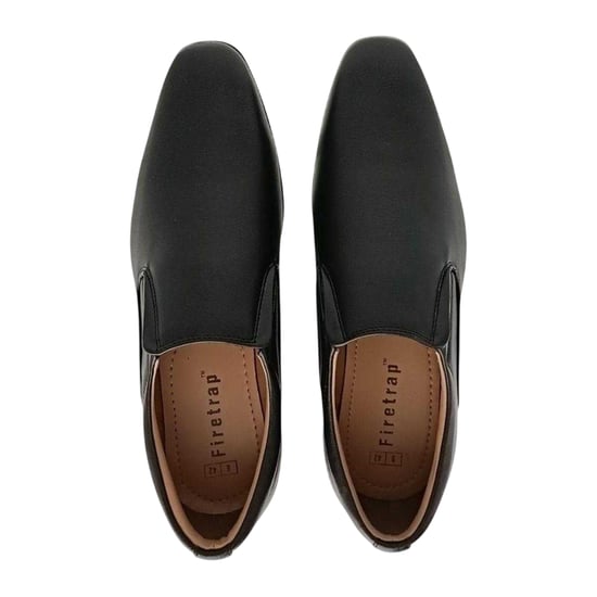 Firetrap Heren Slip Lage Hak Formele Schoenen (Zwart) - Image 4
