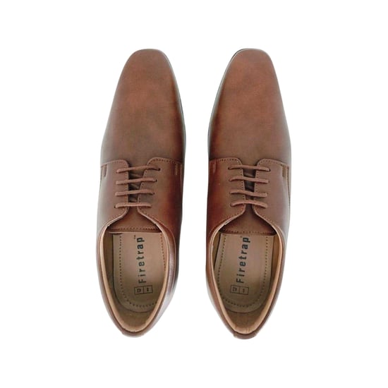 Firetrap Mens Low Heel Formal Shoes (Brown) - Image 3