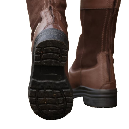 Brogini Hollingworth Leder Laarzen met Ritssluiting voor Volwassenen (Bruin) - Image 3