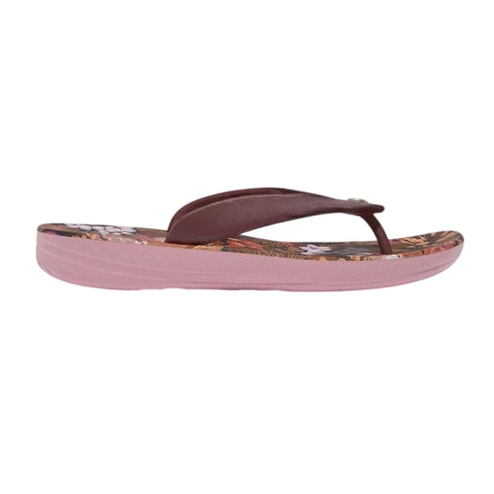 FitFlop Jim Thompson leren platform-teenslippers voor dames (Bruin) - Image 1