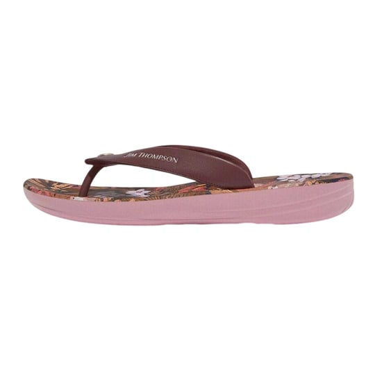 FitFlop Jim Thompson leren platform-teenslippers voor dames (Bruin) - Image 2