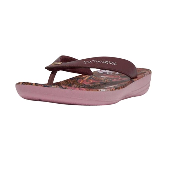 FitFlop Jim Thompson leren platform-teenslippers voor dames (Bruin) - Image 5