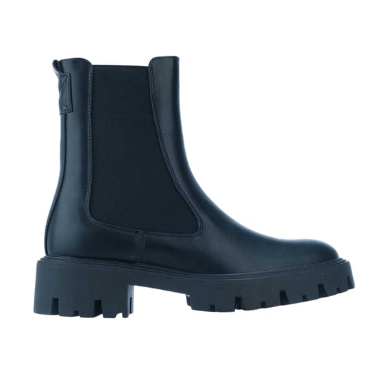 Only Chelsea-laarzen met dikke zool voor dames (Zwart) - Image 1