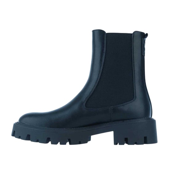 Only Chelsea-laarzen met dikke zool voor dames (Zwart) - Image 3