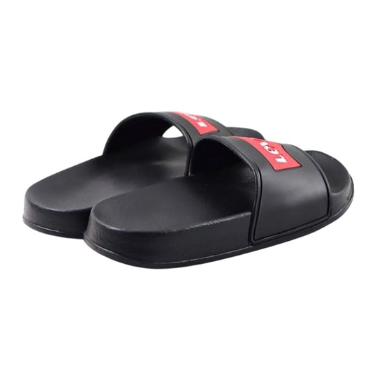 Levis Slippers met vleermuisvleugel-logo voor jongens (Zwart) - Image 2
