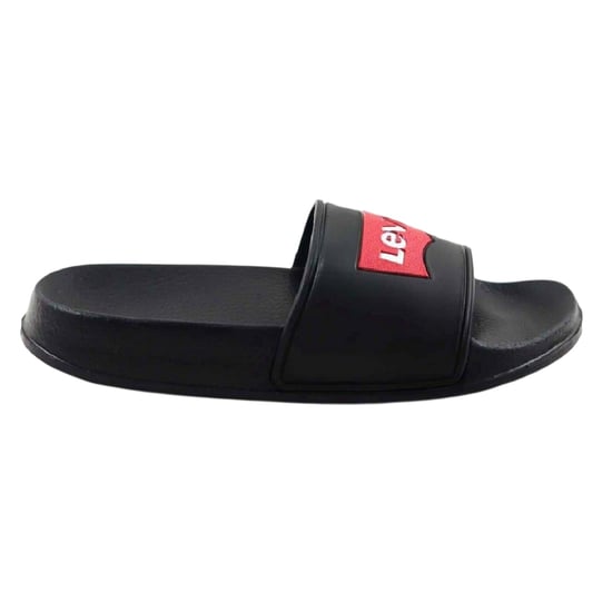 Levis Slippers met vleermuisvleugel-logo voor jongens (Zwart) - Image 4