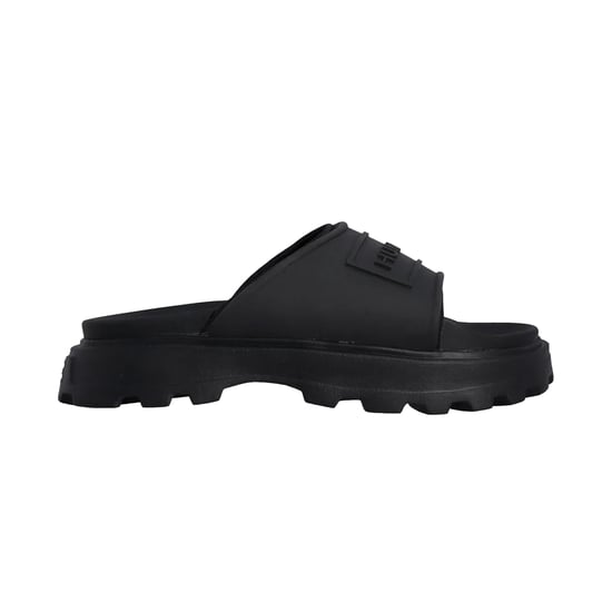 Hunter Slippers met gestapeld voetbed voor volwassenen (Zwart) - Image 1