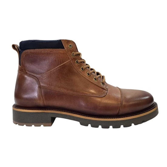 Firetrap Mens Oman Leather Boots (Tan) - Image 1