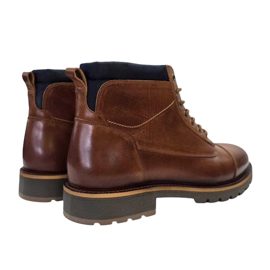 Firetrap Mens Oman Leather Boots (Tan) - Image 2