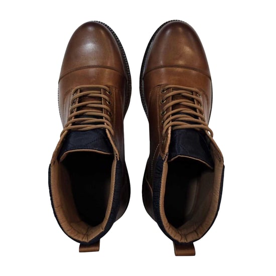 Firetrap Mens Oman Leather Boots (Tan) - Image 4