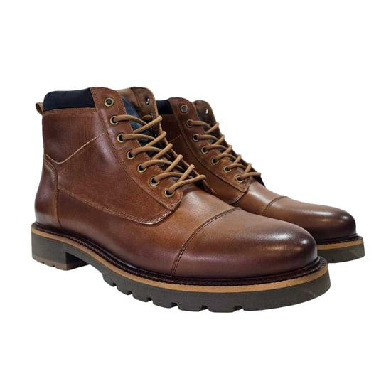 Firetrap Mens Oman Leather Boots (Tan) - Image 5