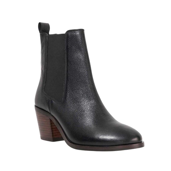 Dune London Womens/Ladies Pasil Leather Block Heel Boots (Black) - Image 3
