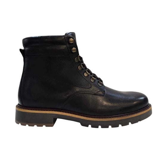 Firetrap Mens Portal Leather Hiking Boots (Dark Brown) - Image 1