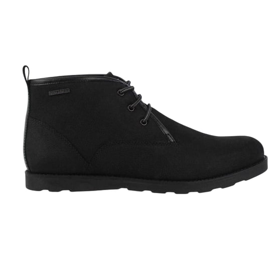 Firetrap Mens Suede Flat Desert Boots (Black) - Image 1